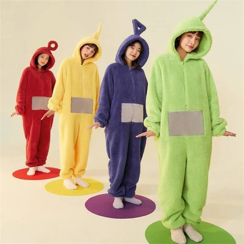 Costumes Soft Long Sleeves Piece Pajamas Costume Unisex Party Wear