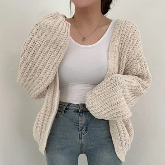 Women Cardigan Sweater Casual Streetwear Tops Coat Sweater
