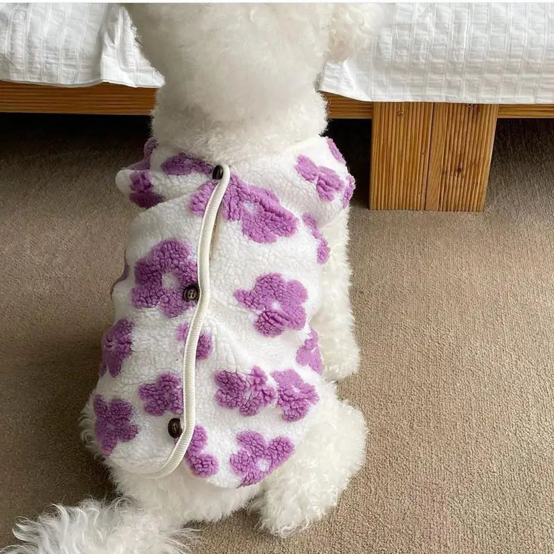 Pet Vest Teddy Bears Cat Small Puppy Dog Warm Thick Clothes Puppy Clothes