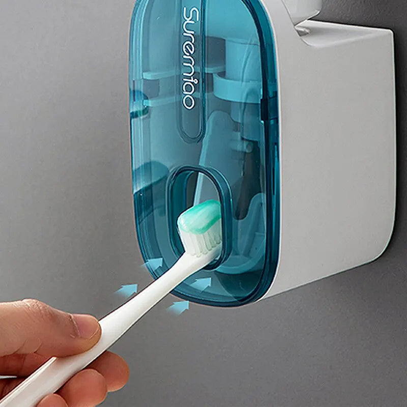 1 PCS Automatic Toothpaste Dispenser Bathroom Accessories Wall Mount Lazy Toothpaste Squeezer