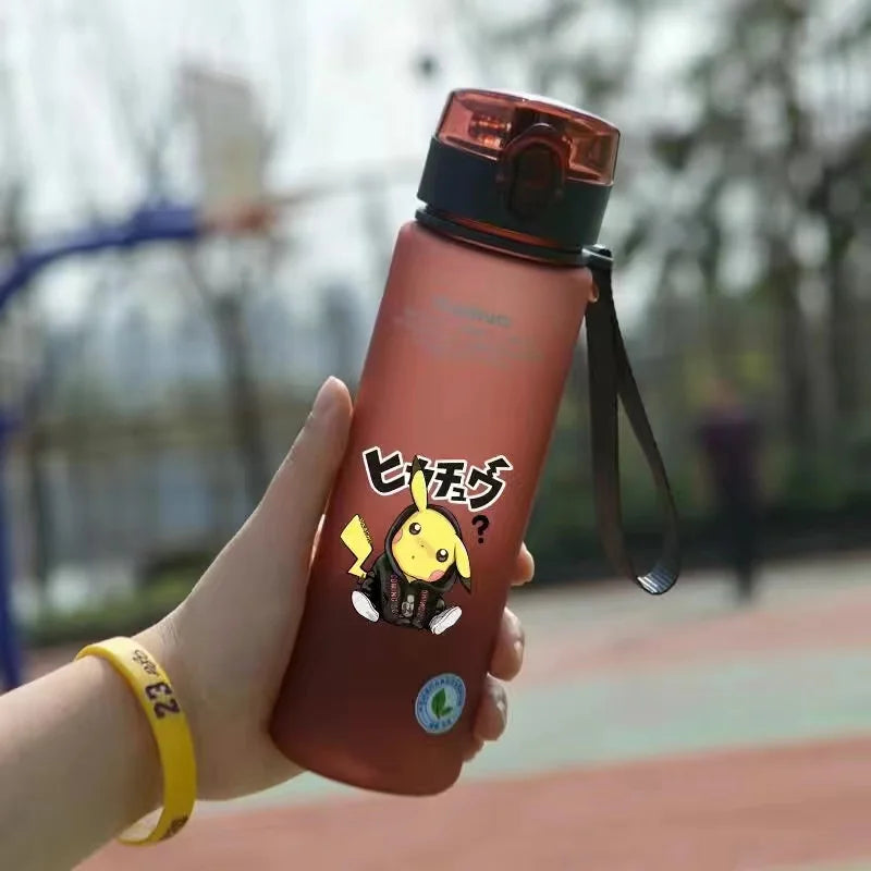560ML Water Cup Children Portable Plastic Outdoor Large Capacity Water Bottle