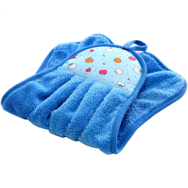 Coral Velvet Bathroom Soft Hand Towel Absorbent Cloth Dishcloths Hanging Cloth Kitchen Accessories