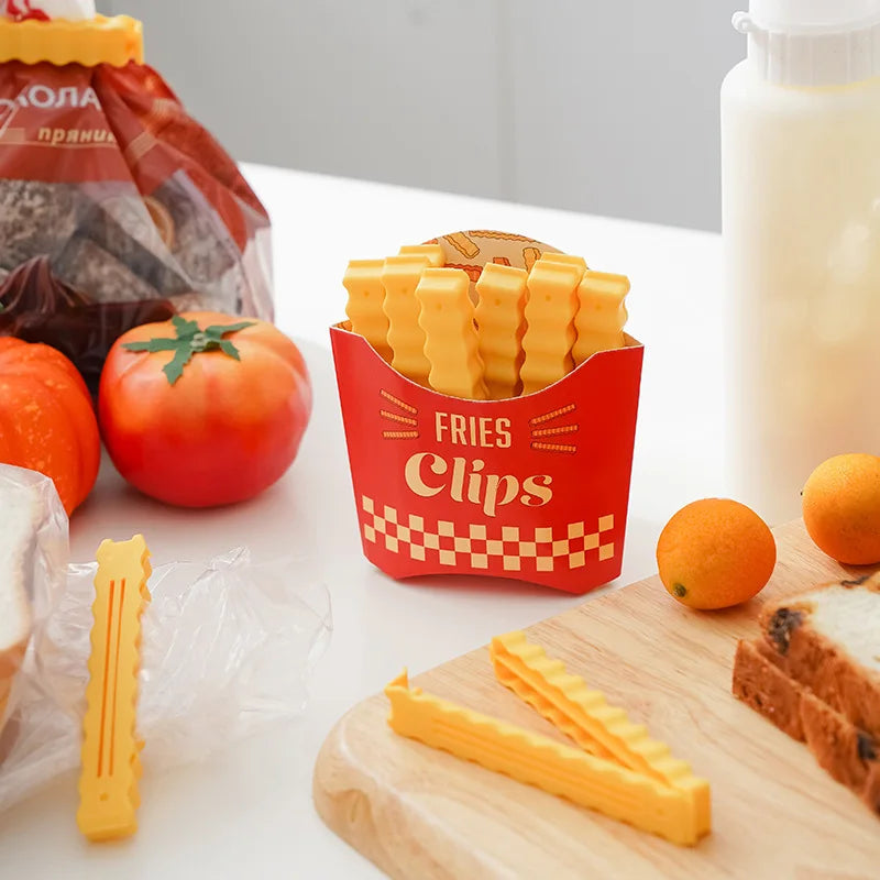 French Fries Seal Clip 3D Refrigerator Magnets Snack Clip