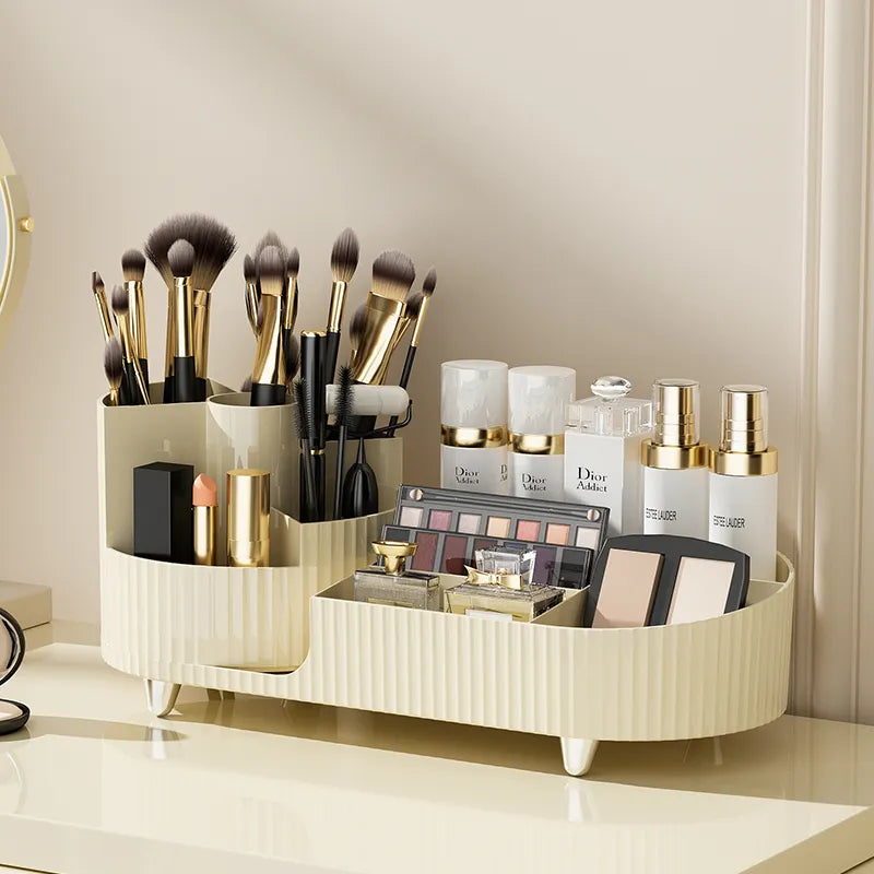 Makeup Organizer Cosmetic Box Rotating Holder Organizer Plastic Organizing Storage Boxes