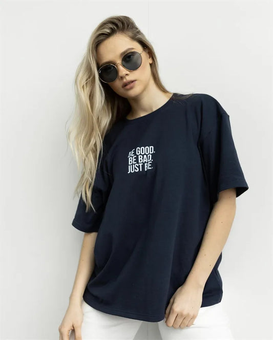 Simple Loose Letter Printed T-shirt For Women Soft Short Sleeve Basic Tees Trendy Streetwear Female Tops