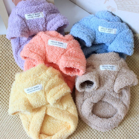 Winter Warm Dog Sweater for Small Dog Clothes Soft Puppy Coat Jacket Clothes Dog Supplies