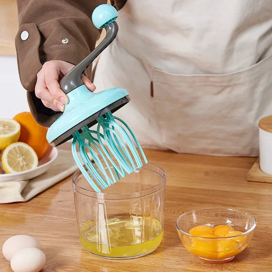 Kitchen Multifunctional Manual Whisk Semi-automatic Egg White Cream Cake Egg Hand Mixer