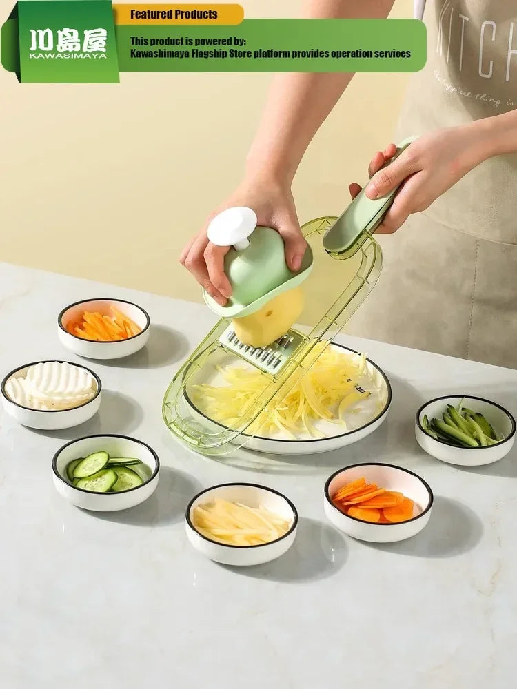 Multi-functional Vegetable Cutter Potato Shredding Home Kitchen Slicer Cucumber Rubbing Shaver