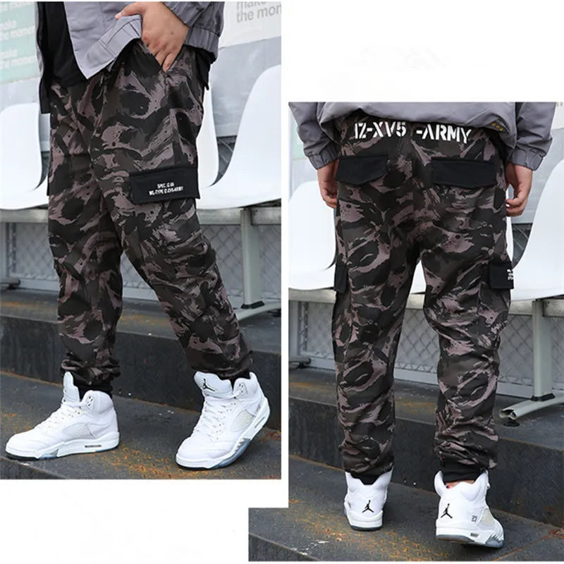 Cargo Pants 8XL Joggers Military Men Trousers Hip Hop Army Camo Male Cotton Sweatpants