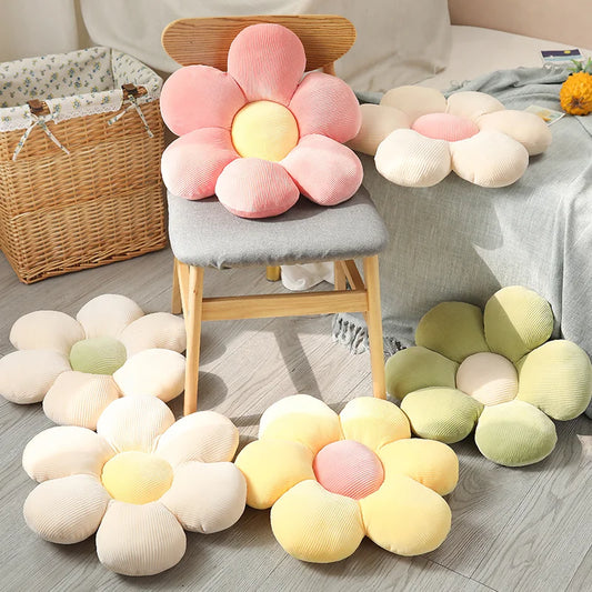 Flower Cushion Room Decor Pillow for Kids Bedroom Seat Pillow