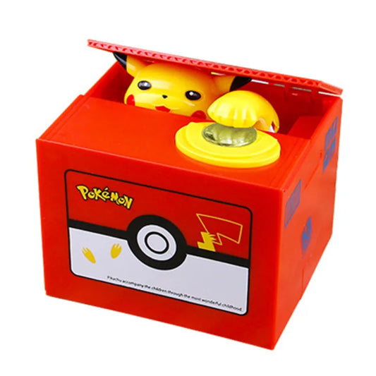 Piggy Bank Action Figure Anime Cartoon Electronic Plastic Money Box Steal Coin Piggy