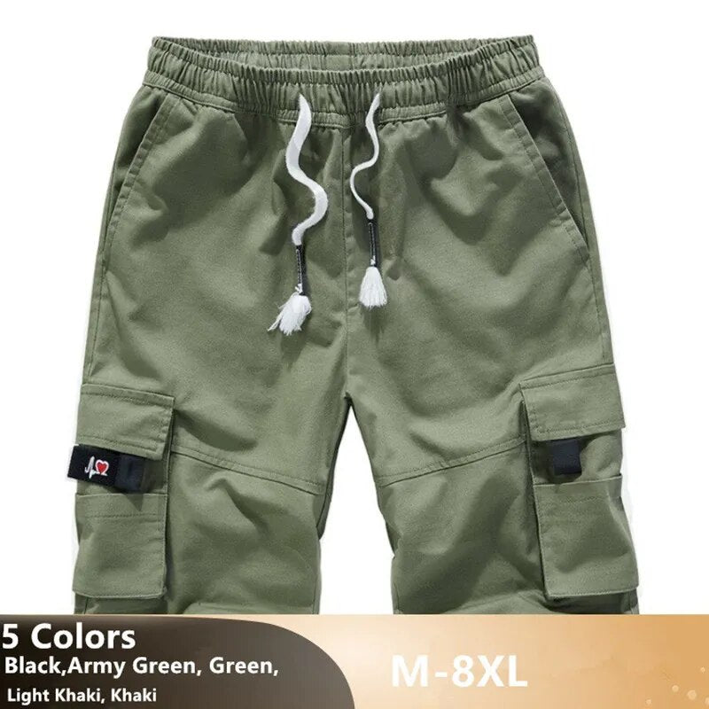 Mens Cargo Shorts Summer Camo Short Sport Cotton Sweatpants Men Plus Size 6XL 7XL 8XL