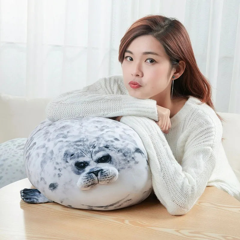 Pillow Sea Lion Doll Stuffed Toy Baby Sleeping Pillow Gifts for Kids Girls