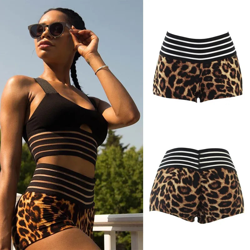 Women's Summer High Waist Sports Shorts Push Up Booty Fitness Sports Casual Gym Hot Short