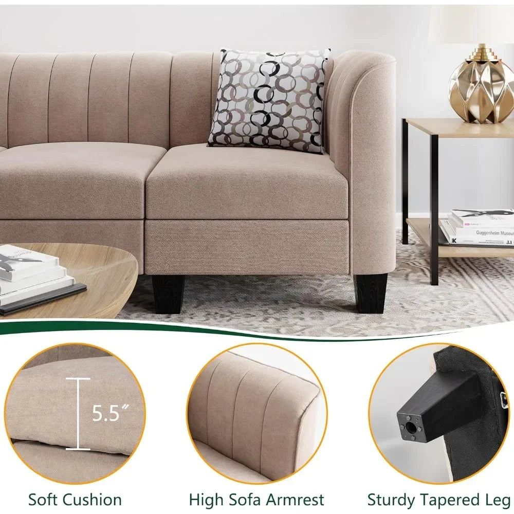 Living room sofa L-shaped convertible sofa bed furniture