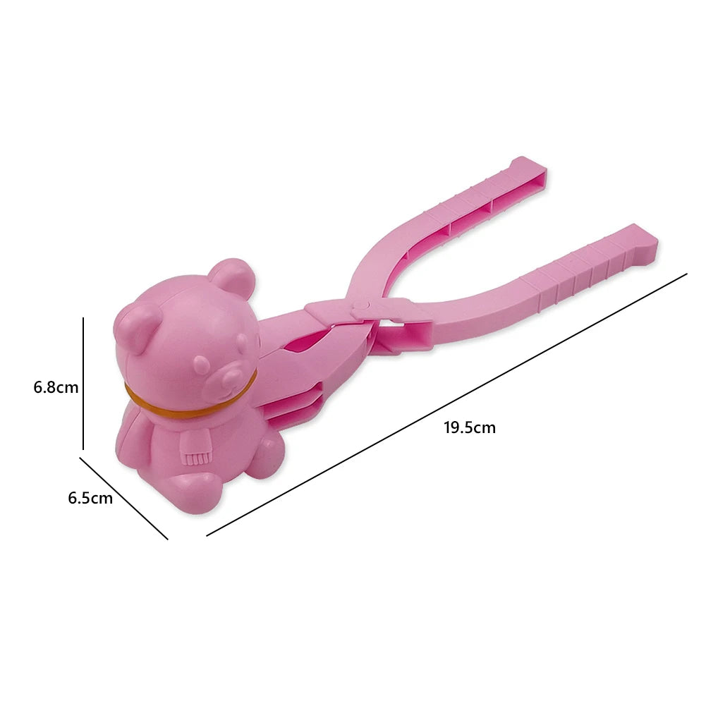 Duck Shaped Snowball Maker Clip Children Outdoor Plastic Winter Snow Sand Mold