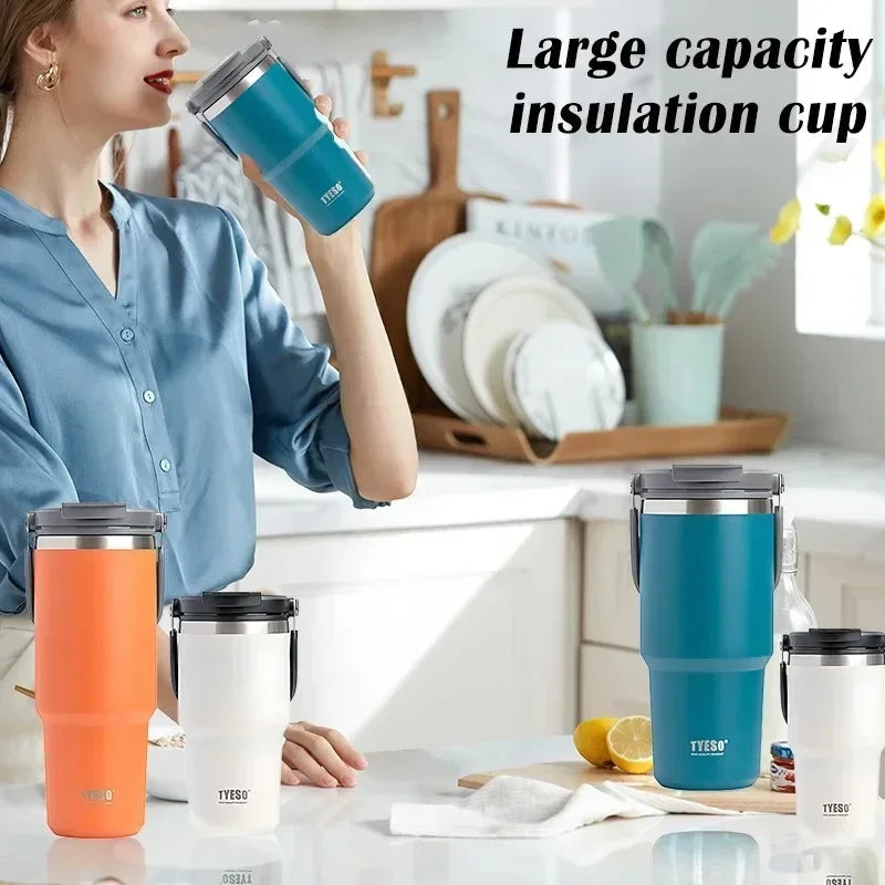 Stainless Steel Thermos Bottle Portable Cold And Hot Travel Fitness Mug