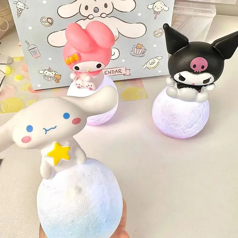 Night Light Glowing Children Toy Bedside Lamp Anime Cute Children Kid Present Gifts