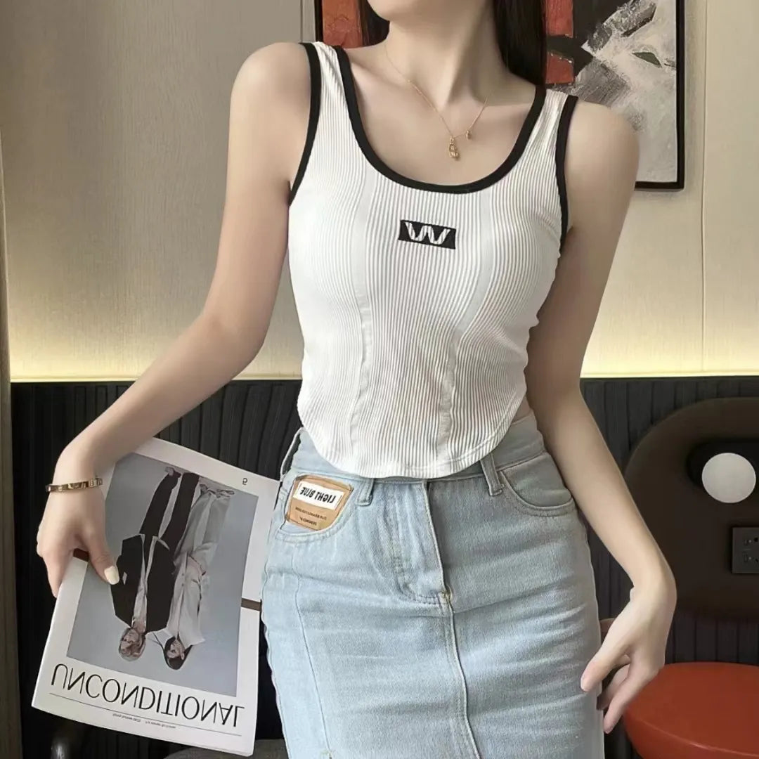 Women  Tops For Women Sexy Crop Tops Summer Sleeveless Sweet Tops Cloth