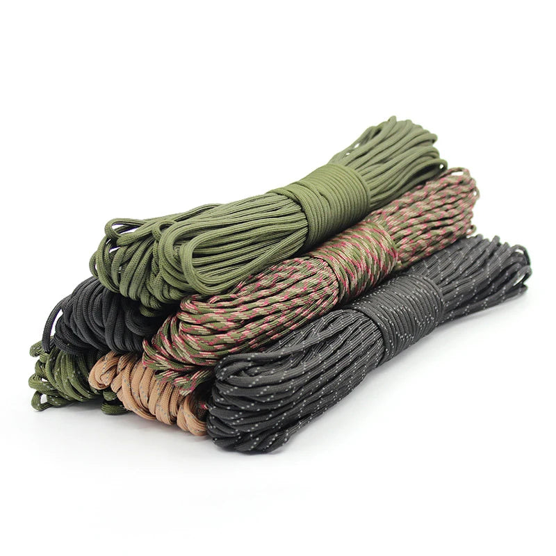 Paracord For Outdoor Camping Survival Lanyard Parachute Rope Hiking Tent Accessories