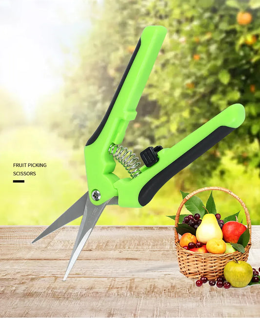 Garden Tools Metal Gardening Scissor Tool Hand Cutter Fruit Picking Weed Household Potted 1PC