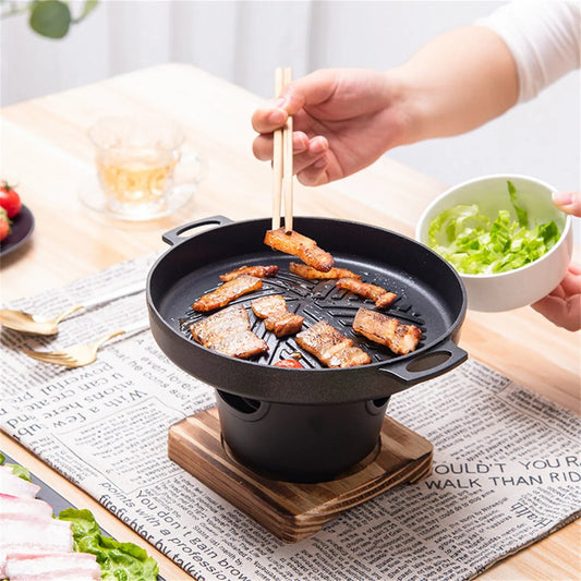 Mini BBQ Stove Barbecue Grill Cooking Oven Detachable Outdoor BBQ Plate Roasting Meat Tools