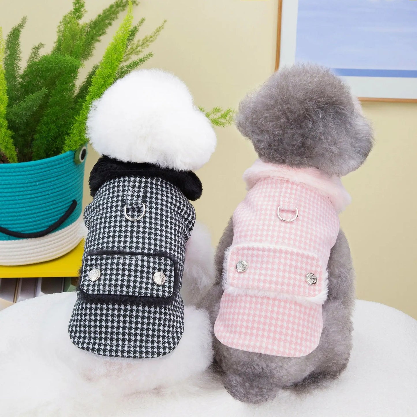 Winter Pet Clothing Dog Coat Thickened Thermal Jacket Dog Clothes