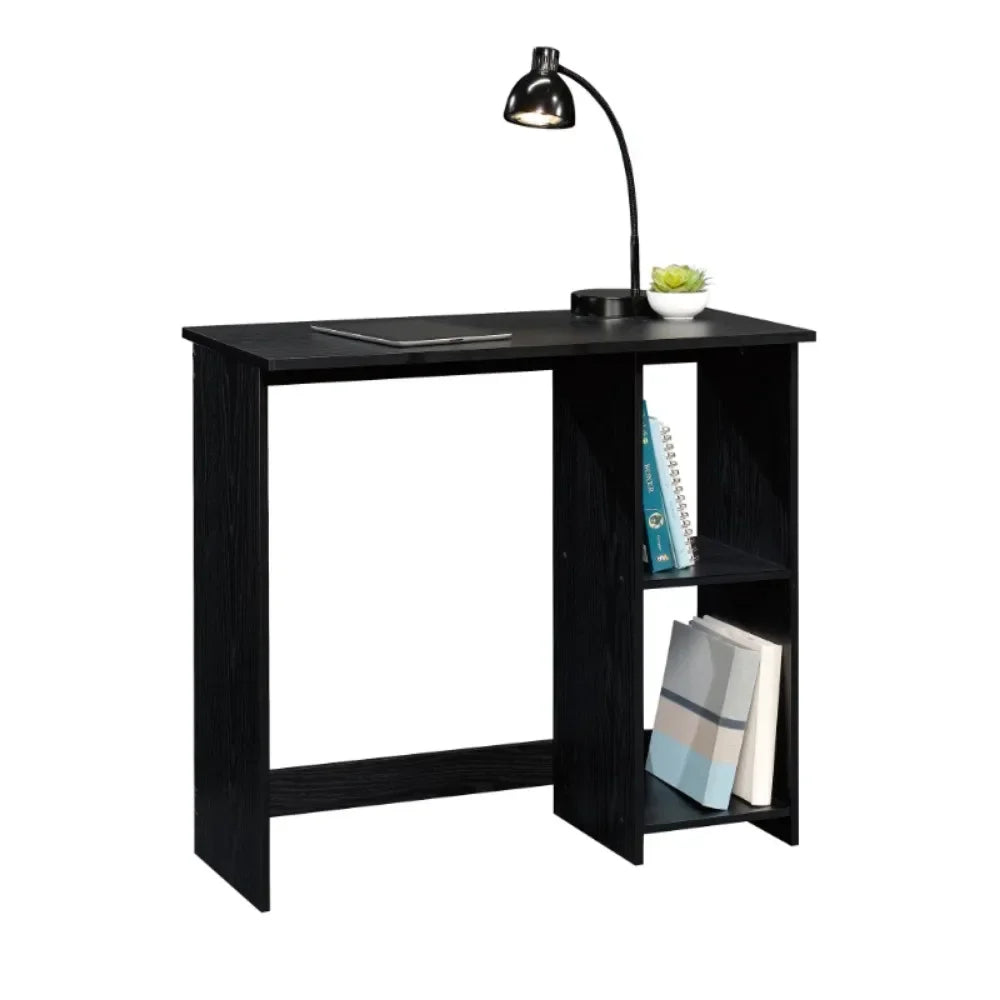 Computer Desk Small Space Writing Desk with 2 Shelves Laptop Table Furniture