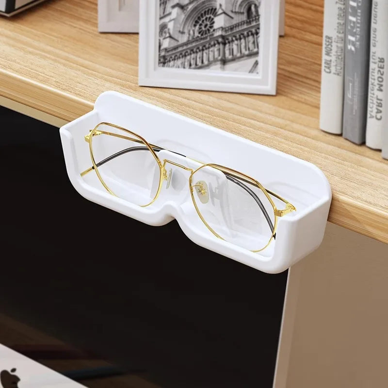 Glass Display Cabinet Glasses Storage Box Wall Mounted Sunglasses Storage Rack