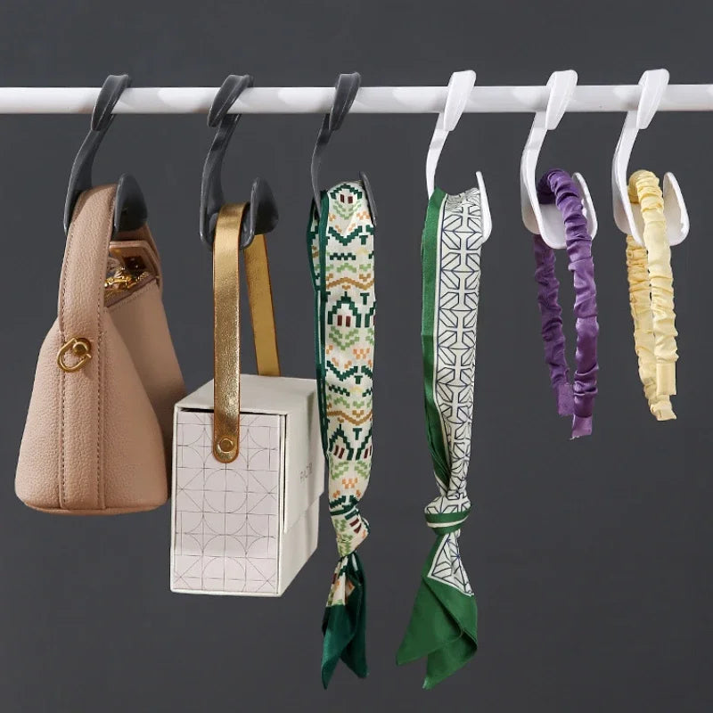 Bag Hook Storage Hanging Bag Hanger Bag Strap Clothes Hats Scarves Storage Rack Hanger