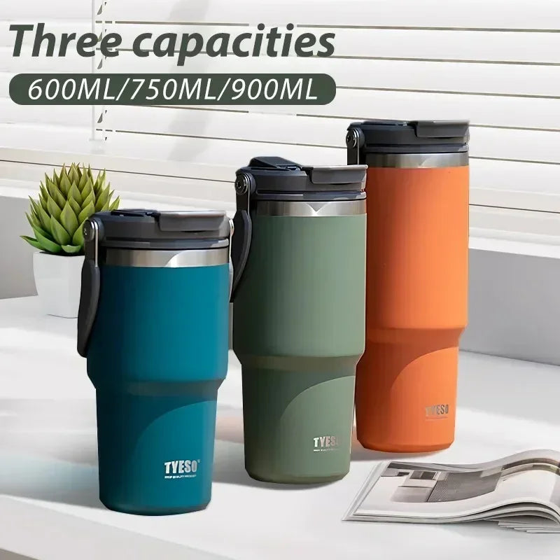 Stainless Steel Thermos Bottle Portable Cold And Hot Travel Fitness Mug