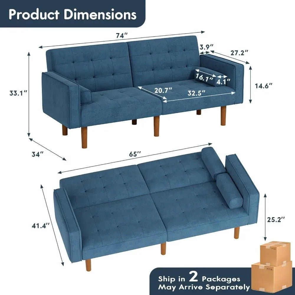 Living room sofa convertible combination futon sofa bed furniture