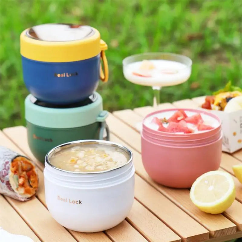 600ml Breakfast Cups Cereal Nut Yogurt Salad Soup Cup Container