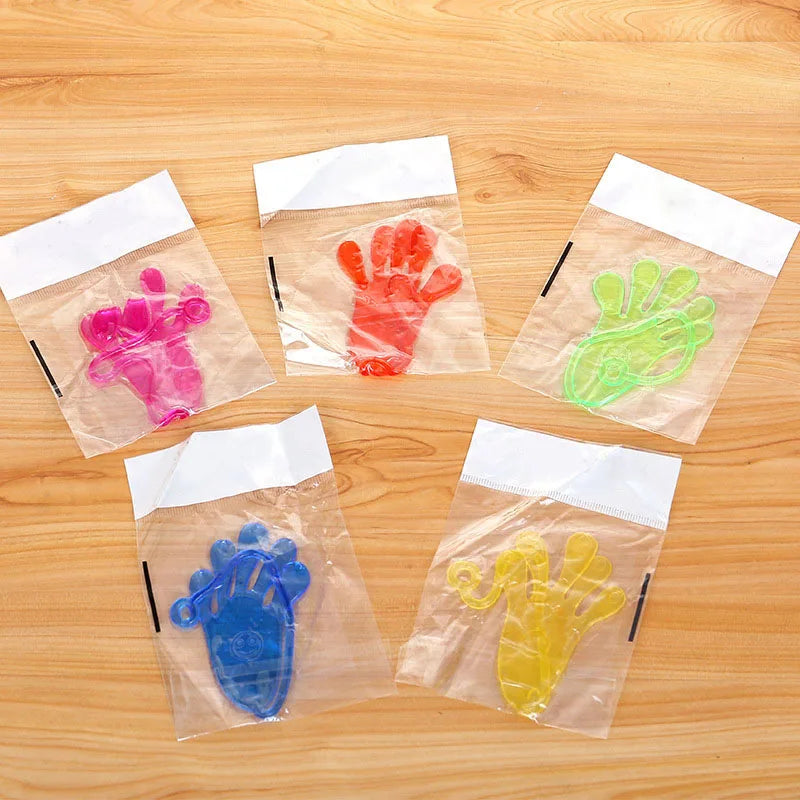 5-50 Pcs Kids Funny Sticky Hands toy Palm Elastic Sticky Squishy Slap Palm Toy kids