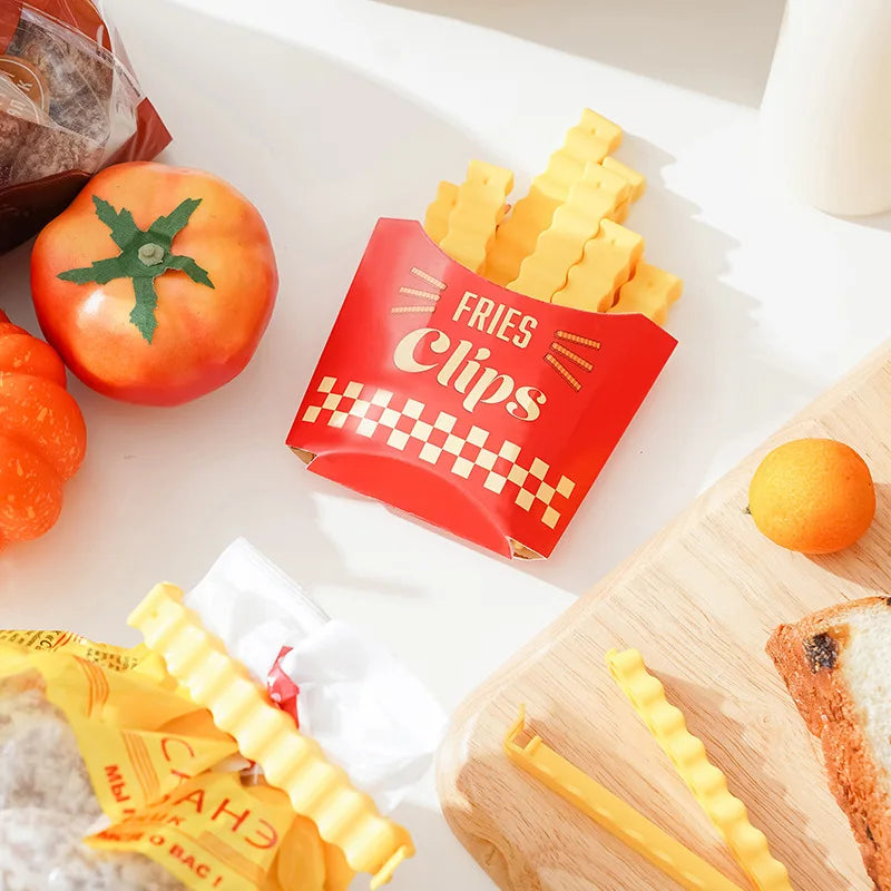 French Fries Seal Clip 3D Refrigerator Magnets Snack Clip