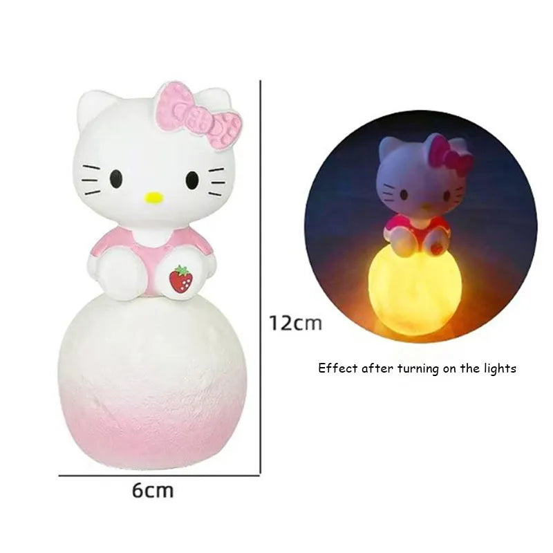 Night Light Glowing Children Toy Bedside Lamp Anime Cute Children Kid Present Gifts