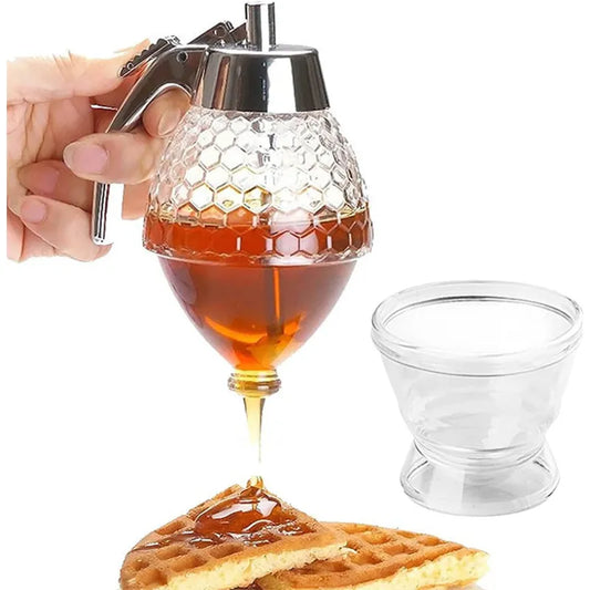 Juice Syrup Cup Drip Dispenser Kettle Kitchen Accessories Honey Jar Container Storage Pot