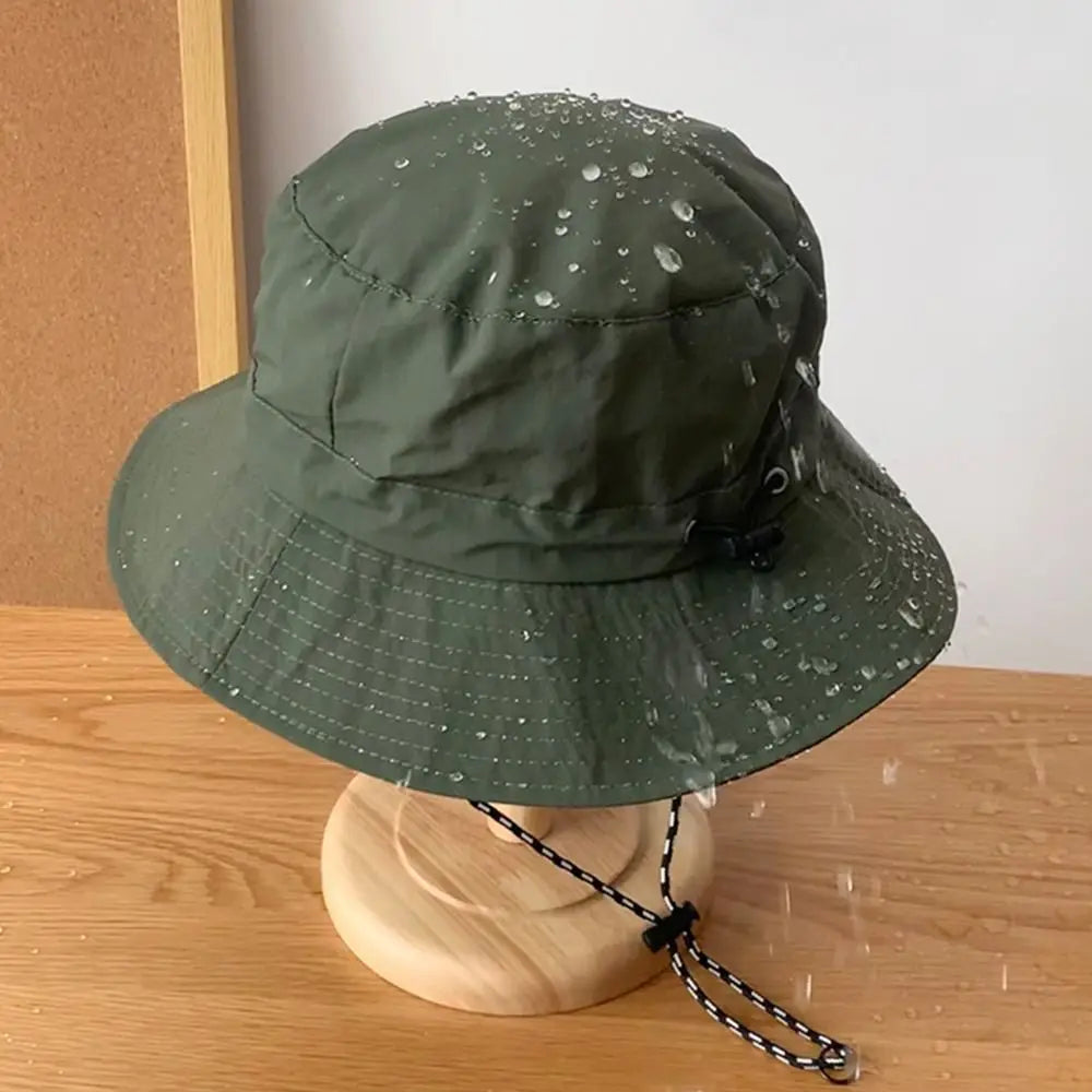 Sun Protection Waterproof Bucket Hat Summer Camping Hiking Cap Anti-UV Sun Hat