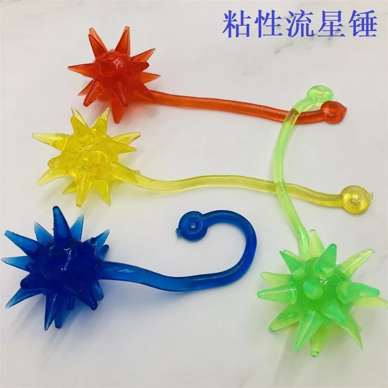 5-50 Pcs Kids Funny Sticky Hands toy Palm Elastic Sticky Squishy Slap Palm Toy kids