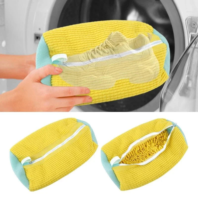 Laundry Net Fluffy Fibers Washing Shoe Bag