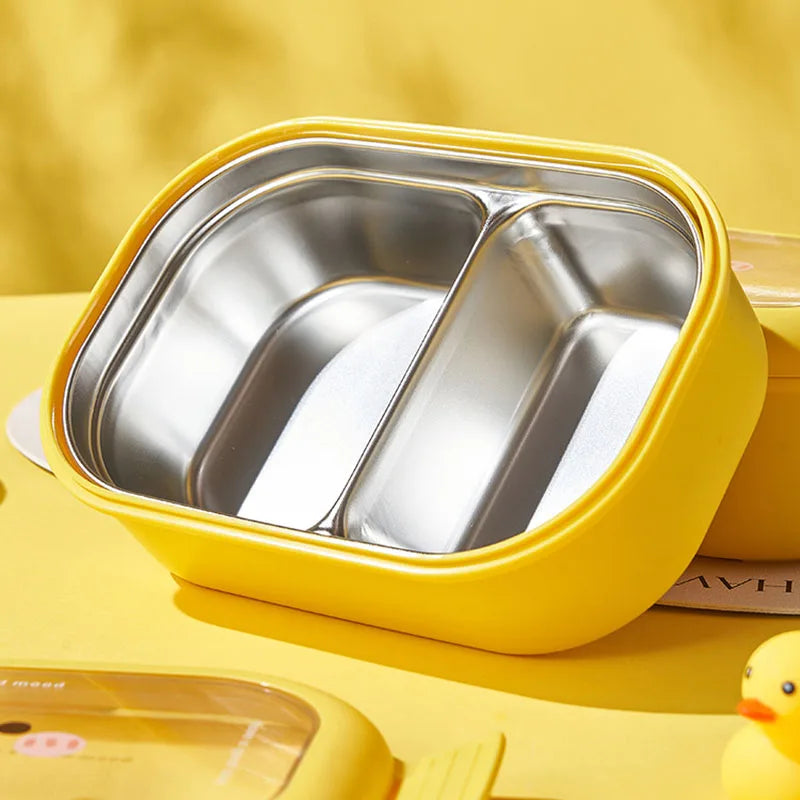 1000ML Stainless Steel Bento Lunch Box for Kids Leakproof Lunch Container for Girls Boys