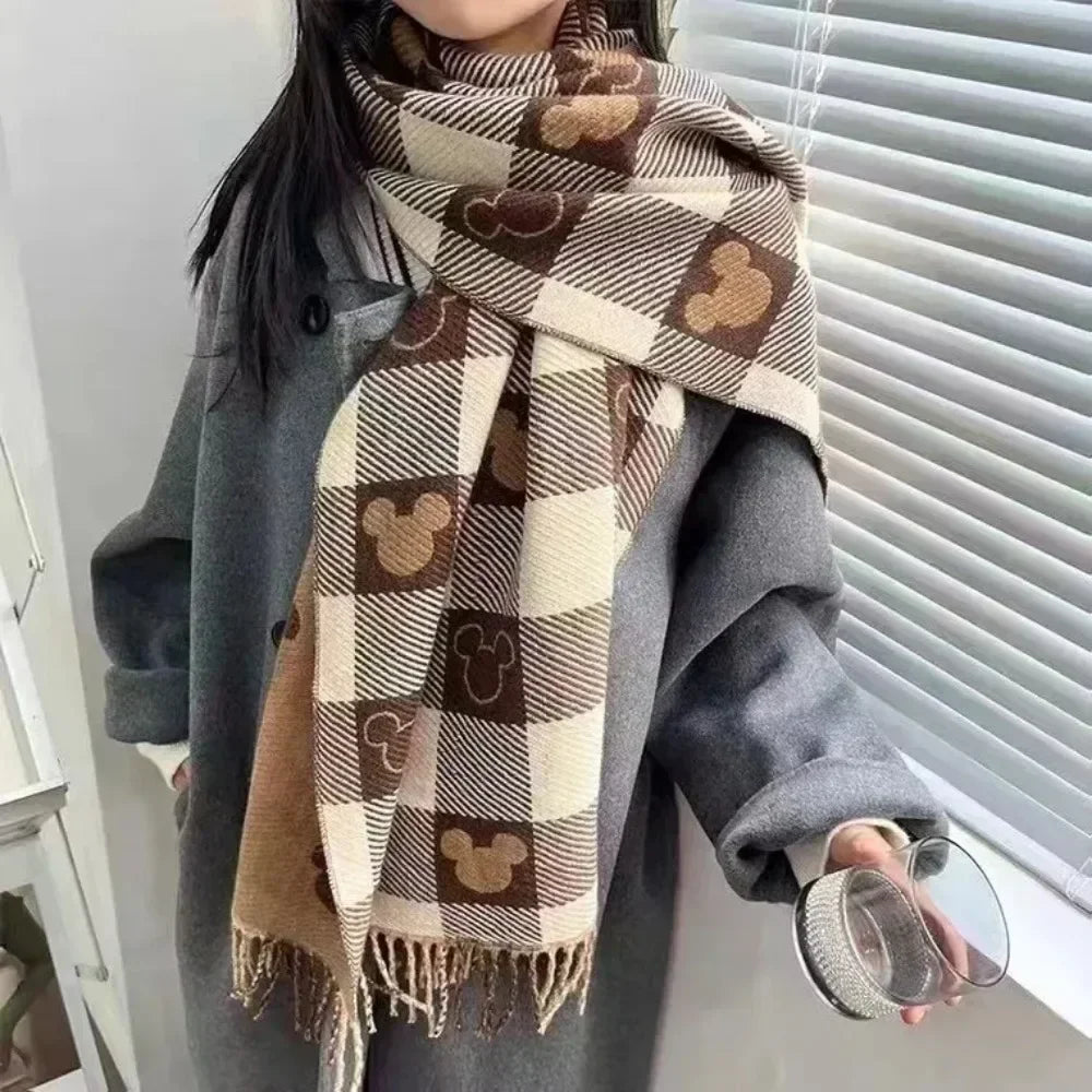 Cute Cashmere Scarf Fashion Winter Warm Soft Scarf