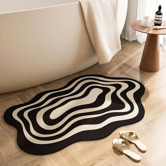 Mat Non-Slip Pad Quick-Drying Floor Mat Bath Mat Shower Rug