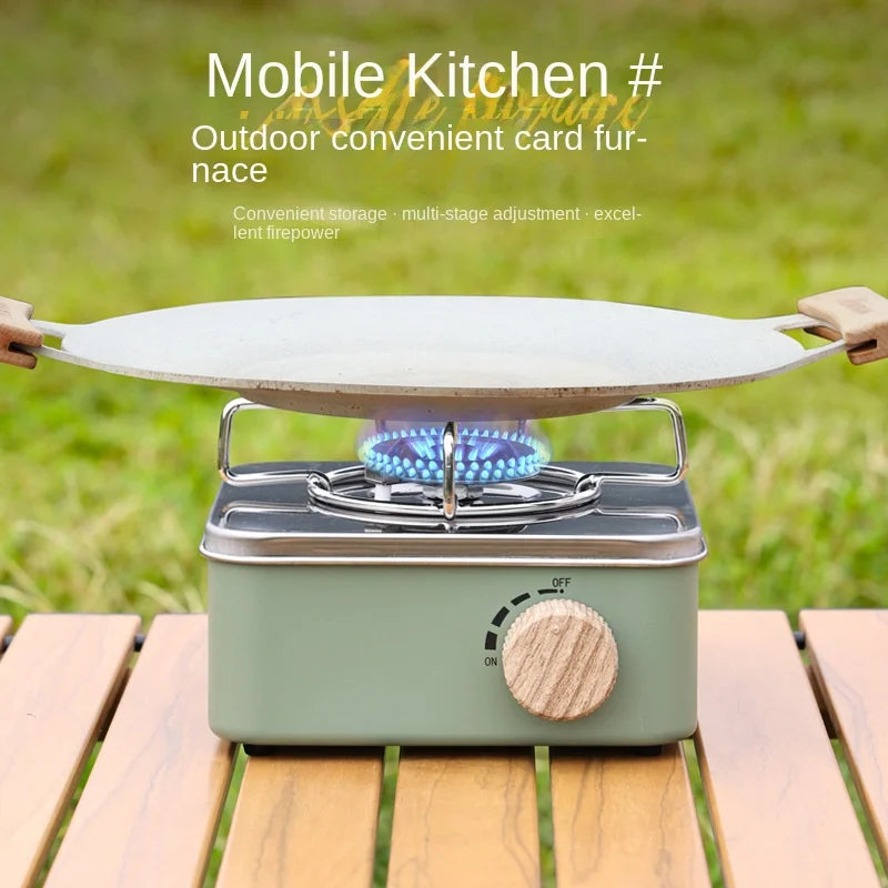 Outdoor Gas Stove Camping Picnic Portable Field Stove Card Gas Stove Hot Pot Stove