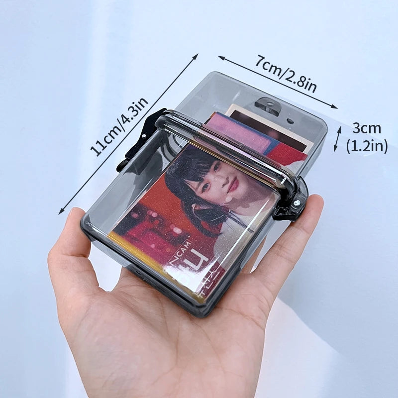 Card Storage Box Picture Frame Kpop Picture Holder