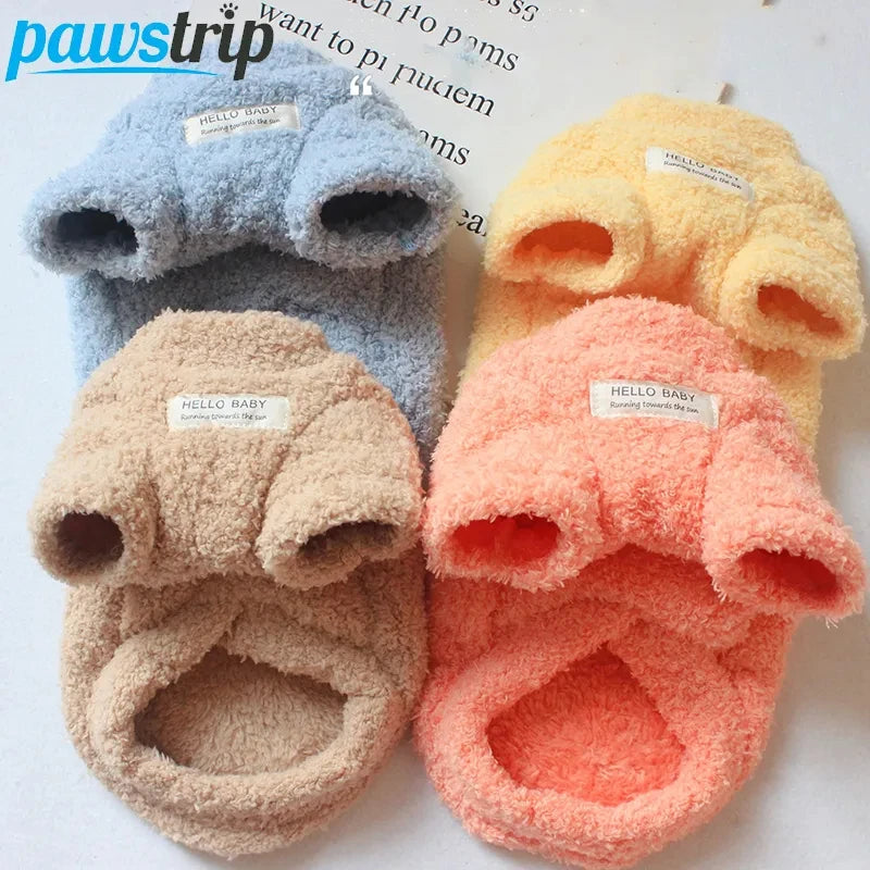 Winter Warm Dog Sweater for Small Dog Clothes Soft Puppy Coat Jacket Clothes Dog Supplies