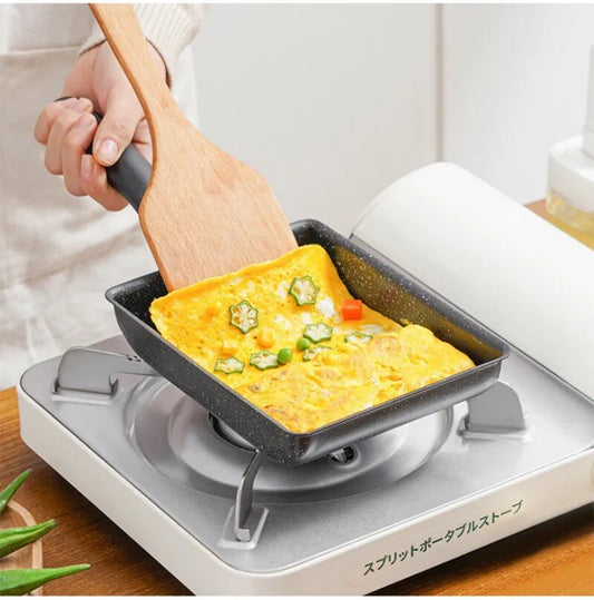 Stone Frying Pan Non-stick Pans Square Cookware Pans Egg Roll