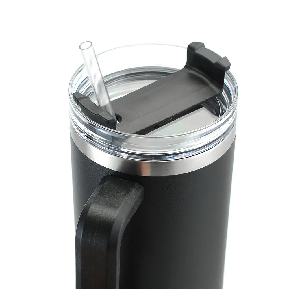 6pack 40oz Stainless Steel Double Wall Keep Cold For A Long Time With Handle Tumbler