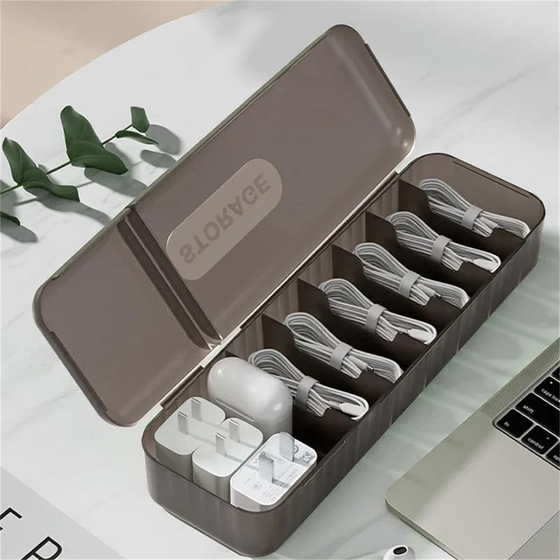 Plug Board Storage Box Cable Wire Organizer Case Holder Shelf