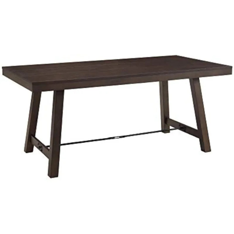 Small Dining Table, 70 Inch, Dark Brown Home furniture